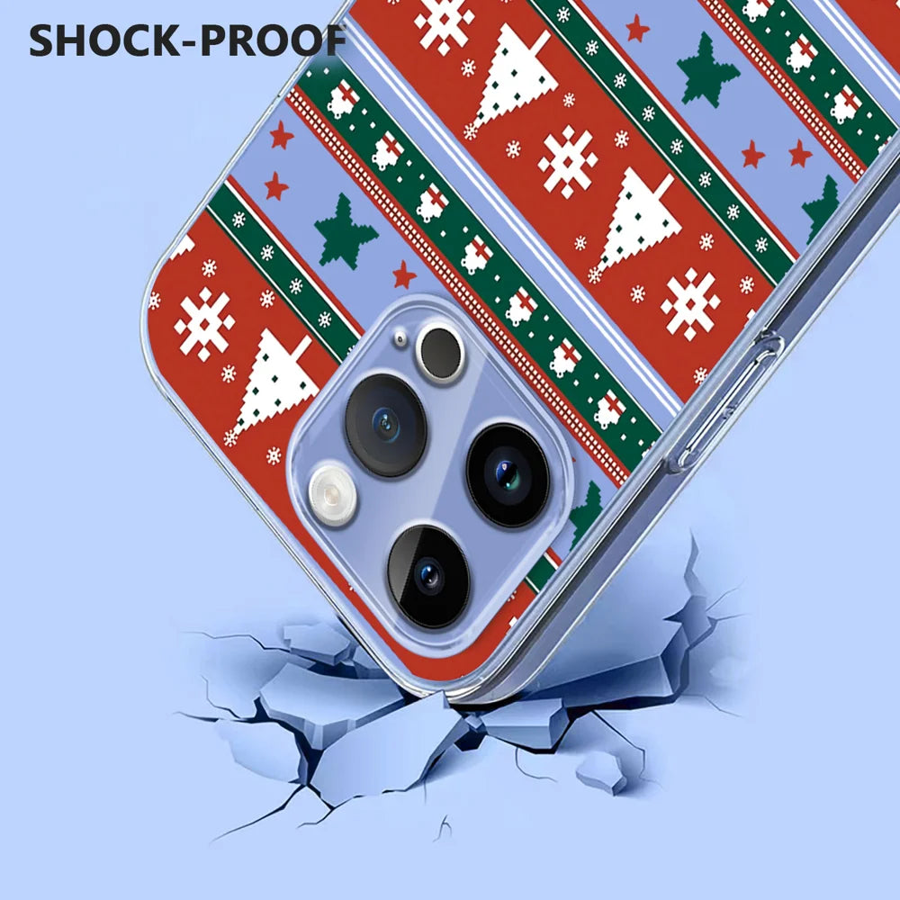For iPhone 12 Pro Max 6.7 inch Case Christmas Themed Pattern Printing TPU Phone Back Cover - Christmas Ribbons - 3