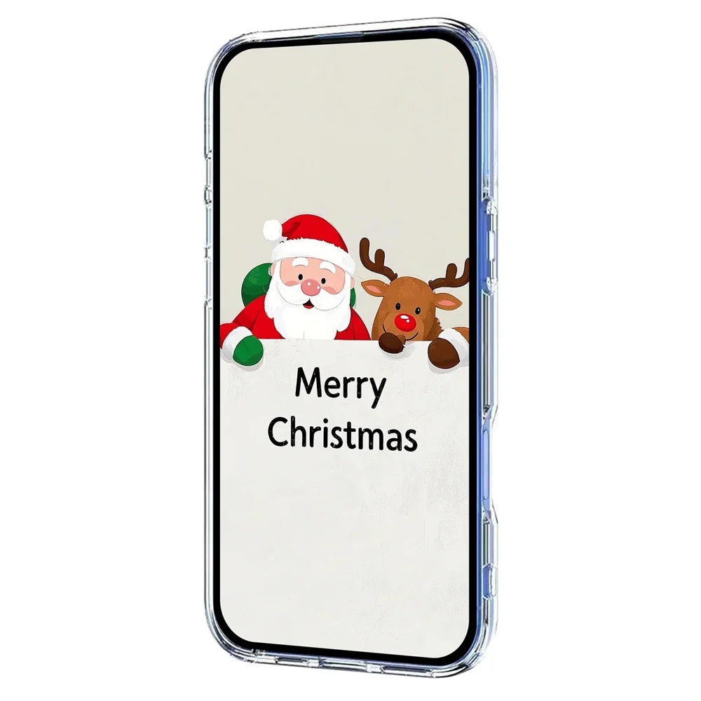 For Samsung Galaxy S24 Ultra Case Christmas Themed Pattern Printing TPU Phone Back Cover - Christmas Ribbons - 7