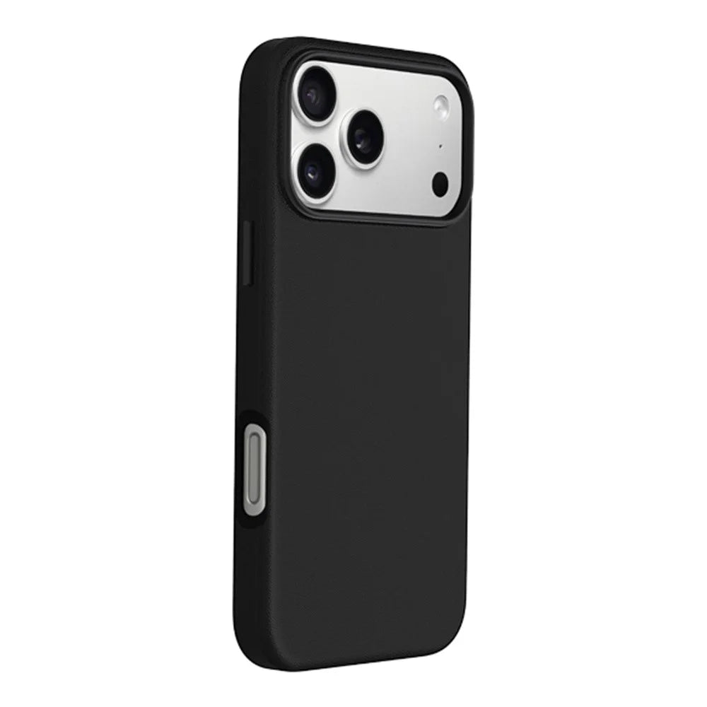 KZDOO Noble Collection Series For iPhone 17 Pro Case PU + PC Shockproof Phone Cover - Black - 1