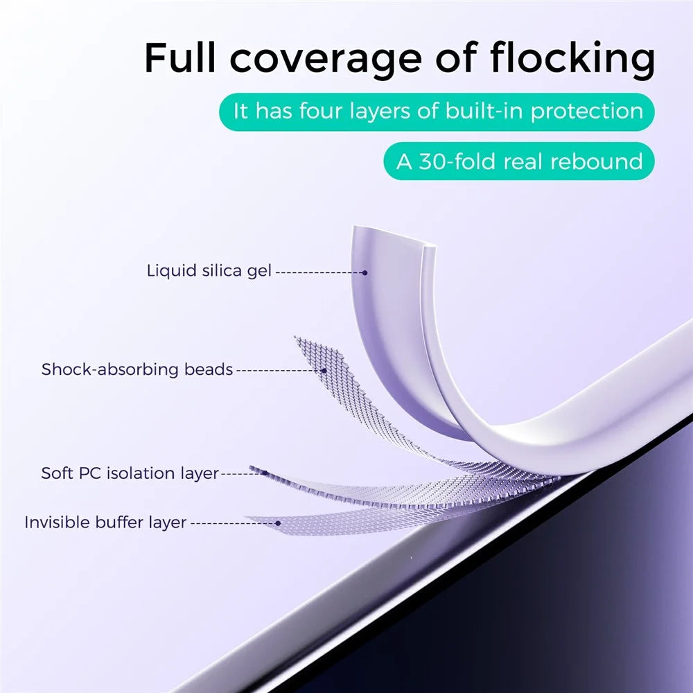 ABEEL For Samsung Galaxy S25 Magnetic Case Skin Touch Liquid Silicone Phone Back Cover - Purple - 3