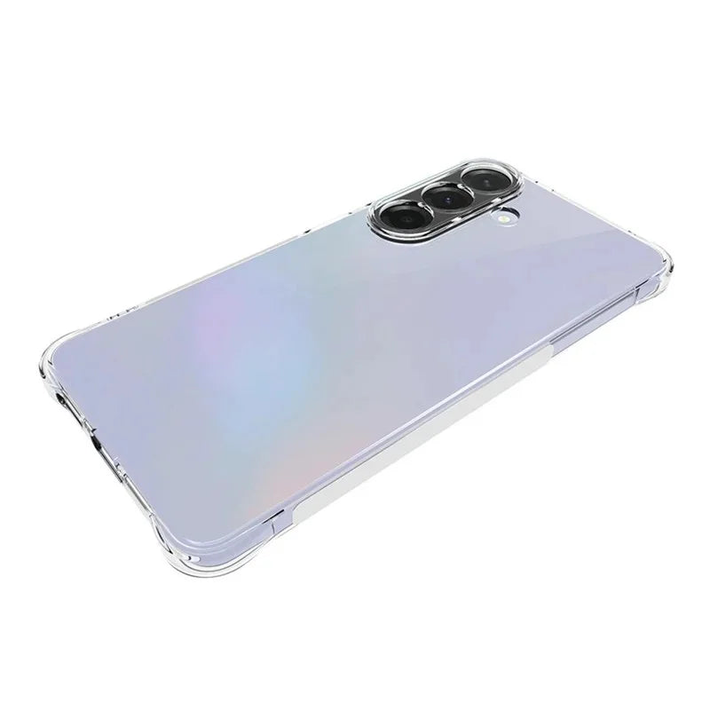 WANLONFENG For Samsung Galaxy S26 TPU Case  WL2 Series 2.0mm Phone Cover with 2Pcs Tempered Glass Films - Transparent - 4