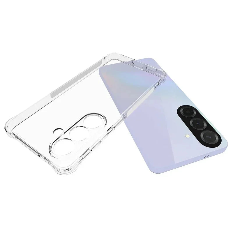 WANLONFENG For Samsung Galaxy S26 TPU Case  WL2 Series 2.0mm Phone Cover with 2Pcs Tempered Glass Films - Transparent - 5