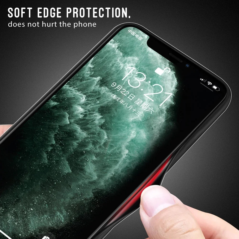 Anti-Scratch Phone Case for Samsung Galaxy S23+ Carbon Fiber Texture Phone Shell Tempered Glass+TPU Phone Cover - Black - 5