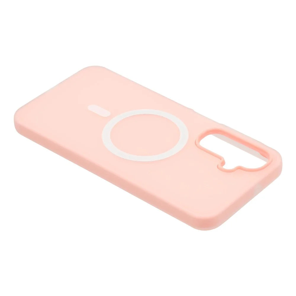 Phone Case For Samsung Galaxy A18 5G / A18 4G / A17 5G / A17 4G / A26 5G / A16 5G / A16 4G Magnetic Case PC + TPU Frosted Cover - Pink - 6