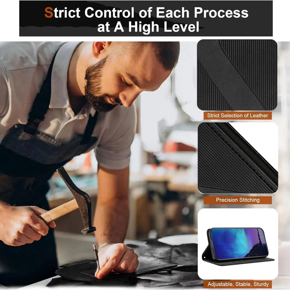 For Samsung Galaxy S24 / Galaxy S25 Phone Cover Skin-touch Feel Leather Wallet Case with Stand - Black - 2