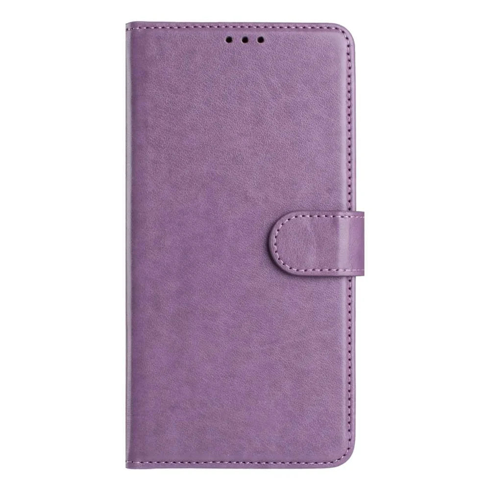 For Samsung Galaxy S24+ Wallet Phone Case Stand PU Leather Folio Flip Cover with 8 Card Slot - Purple - 4