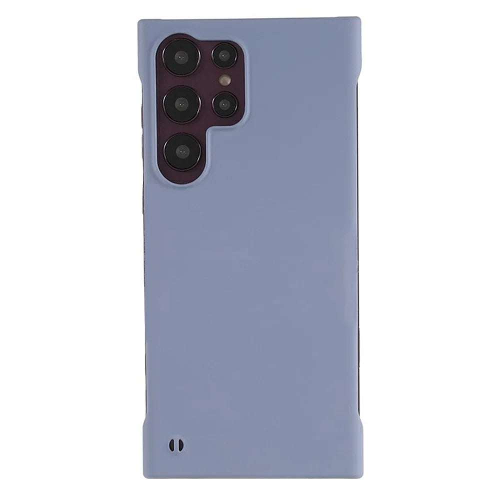 For Samsung Galaxy S25 Ultra Frameless Case Hard PC Slim Minimalist Phone Cover Skin-Touch - Lavender Grey - 2