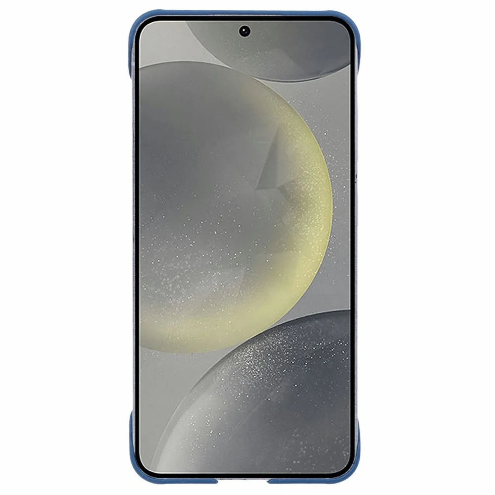 For Samsung Galaxy S25 Frameless Case Hard PC Slim Minimalist Phone Cover Skin-Touch - Sapphire - 2