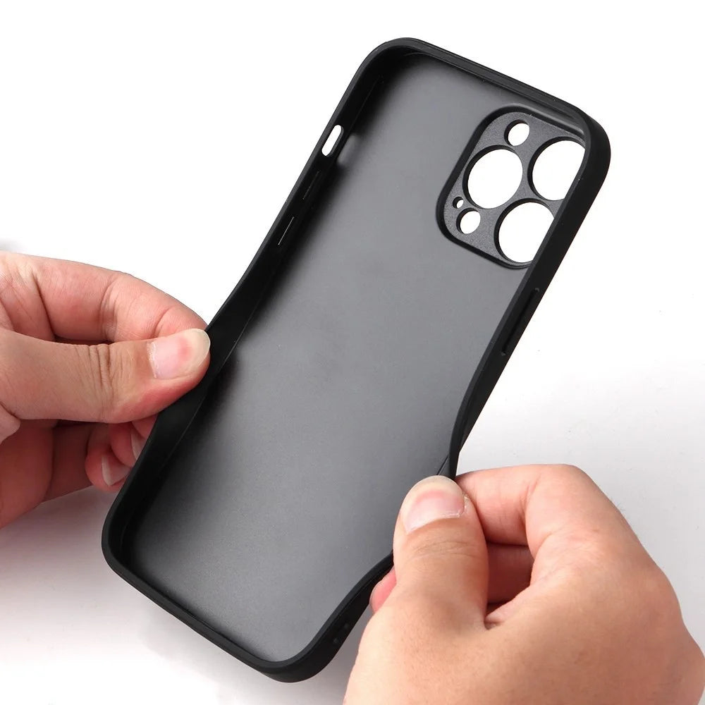 For iPhone 14 Pro Anti-Scratch PU Leather Kickstand Case Hard PC inner Soft TPU Bumper Shockproof Protective Phone Cover - Carbon Fiber Texture - 5