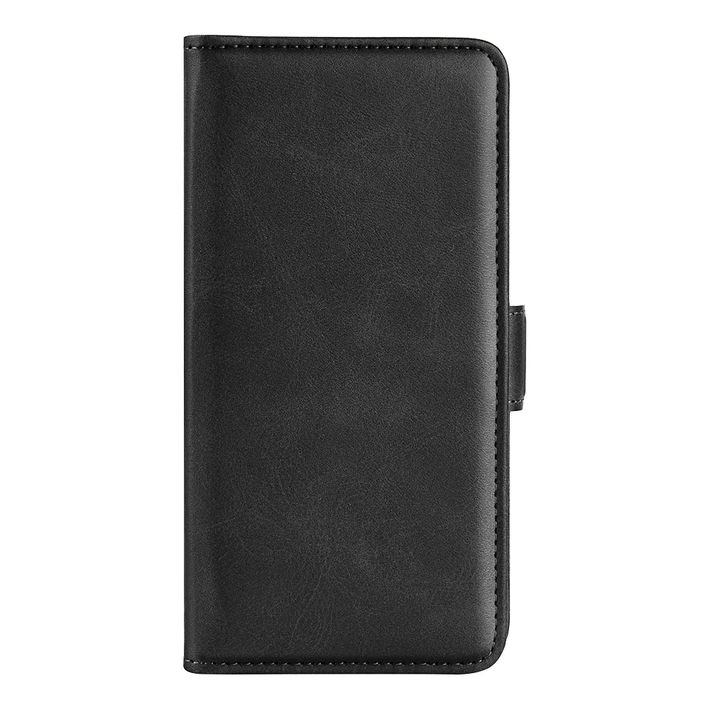 For OnePlus Nord 5 5G Case Calf Texture Leather Wallet Phone Cover - Black - 2