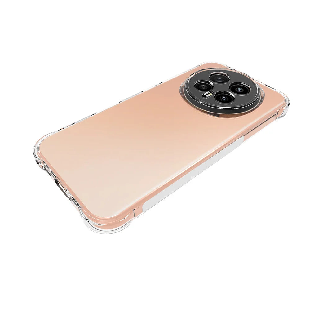 WANLONFENG For Honor Magic8 5G Case  WL Series 2.0mm TPU Phone Cover with Tempered Glass Film - Transparent - 4