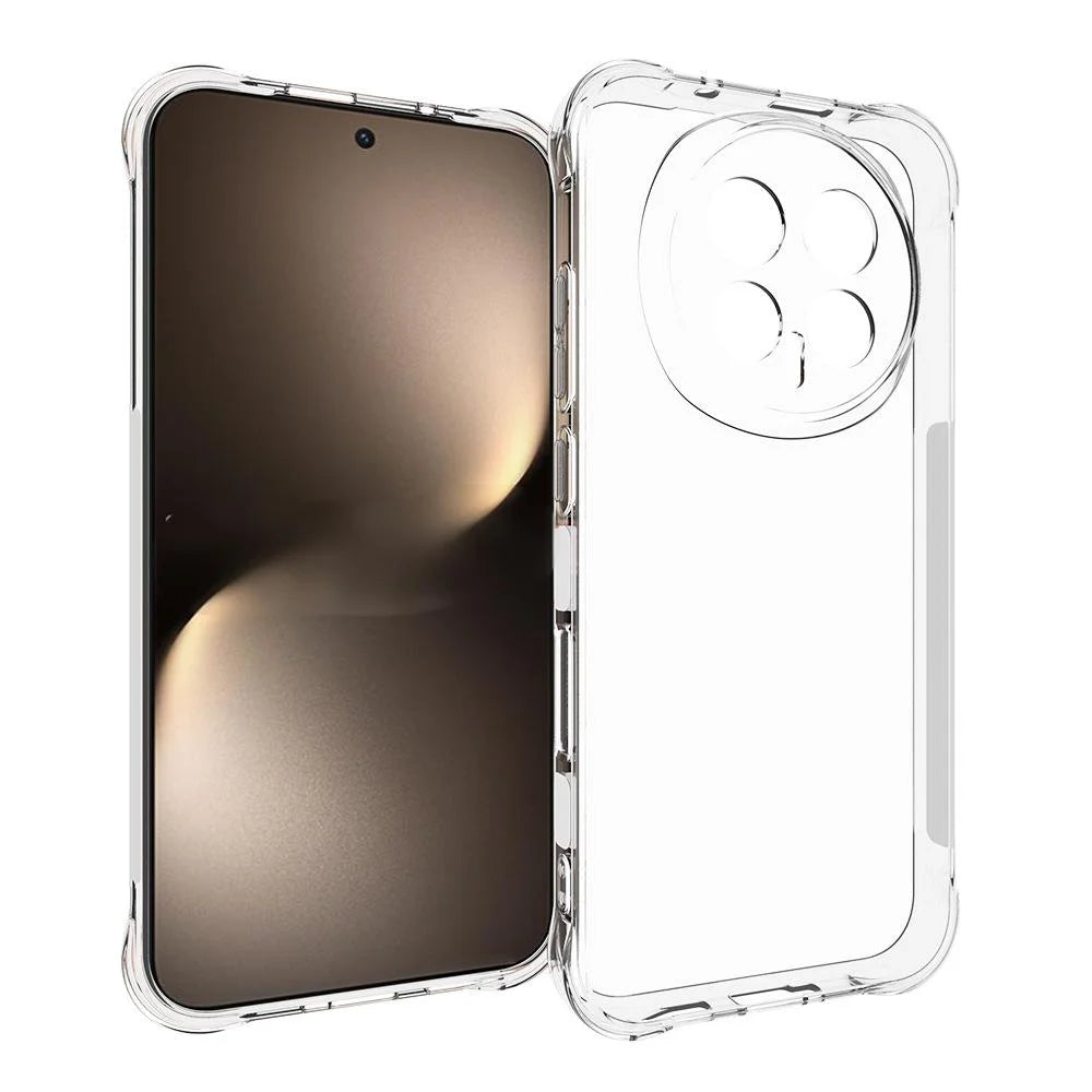 WANLONFENG For Honor Magic8 5G TPU Case  WL2 Series 2.0mm Phone Cover with 2Pcs Tempered Glass Films - Transparent - 2