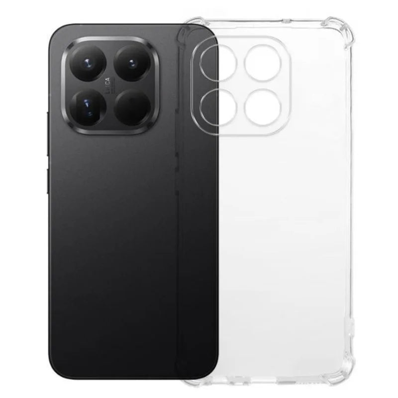WANLONFENG For Xiaomi 15T TPU Case  WL3 Series 1.5mm Phone Cover with Tempered Glass Film - Transparent - 2