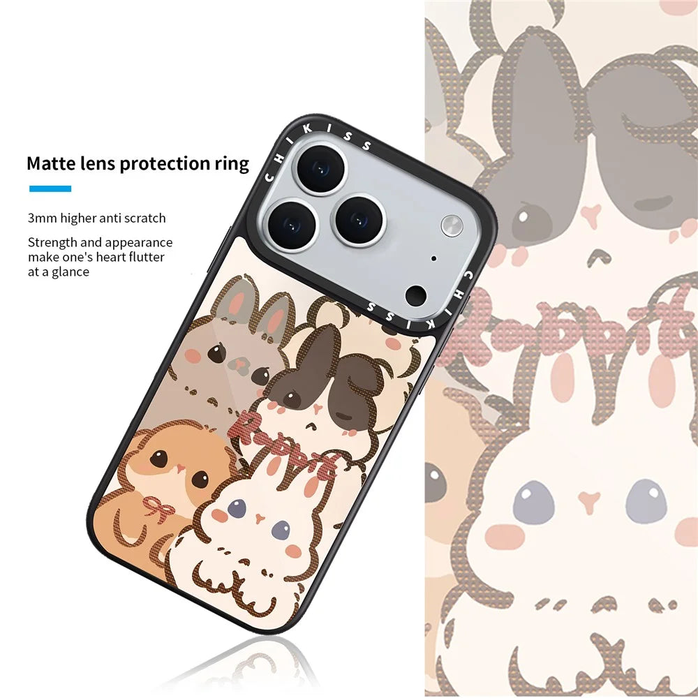 For iPhone 17 Pro Max Case Compatible with MagSafe Pattern Printing TPU PC High Aluminium-silicon Glass Phone Cover - Style A - 3