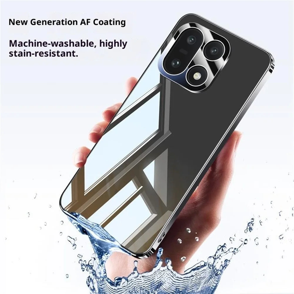For OnePlus 15 5G Case Electroplating PC Phone Back Cover with Camera Lens Protector - Black - 2