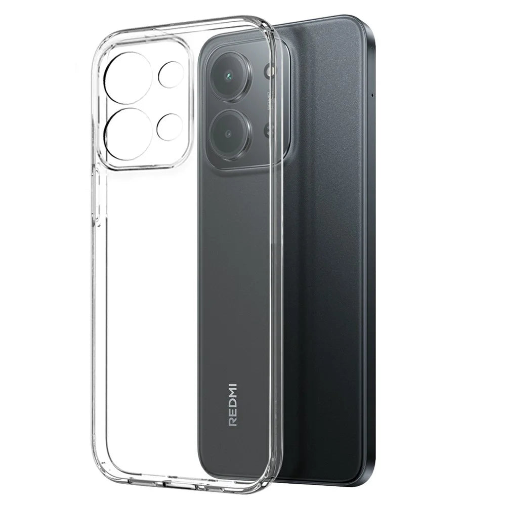 NORTHJO For Xiaomi Redmi 15C 4G (Global) (171mm) / Poco C85 4G (171mm) Case Soft TPU Clear Phone Cover with Tempered Glass Screen Protector - 2