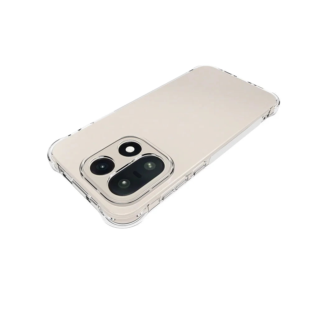 WANLONFENG For OnePlus 15 5G Case  WL Series 2.0mm TPU Phone Cover with Tempered Glass Film - Transparent - 3