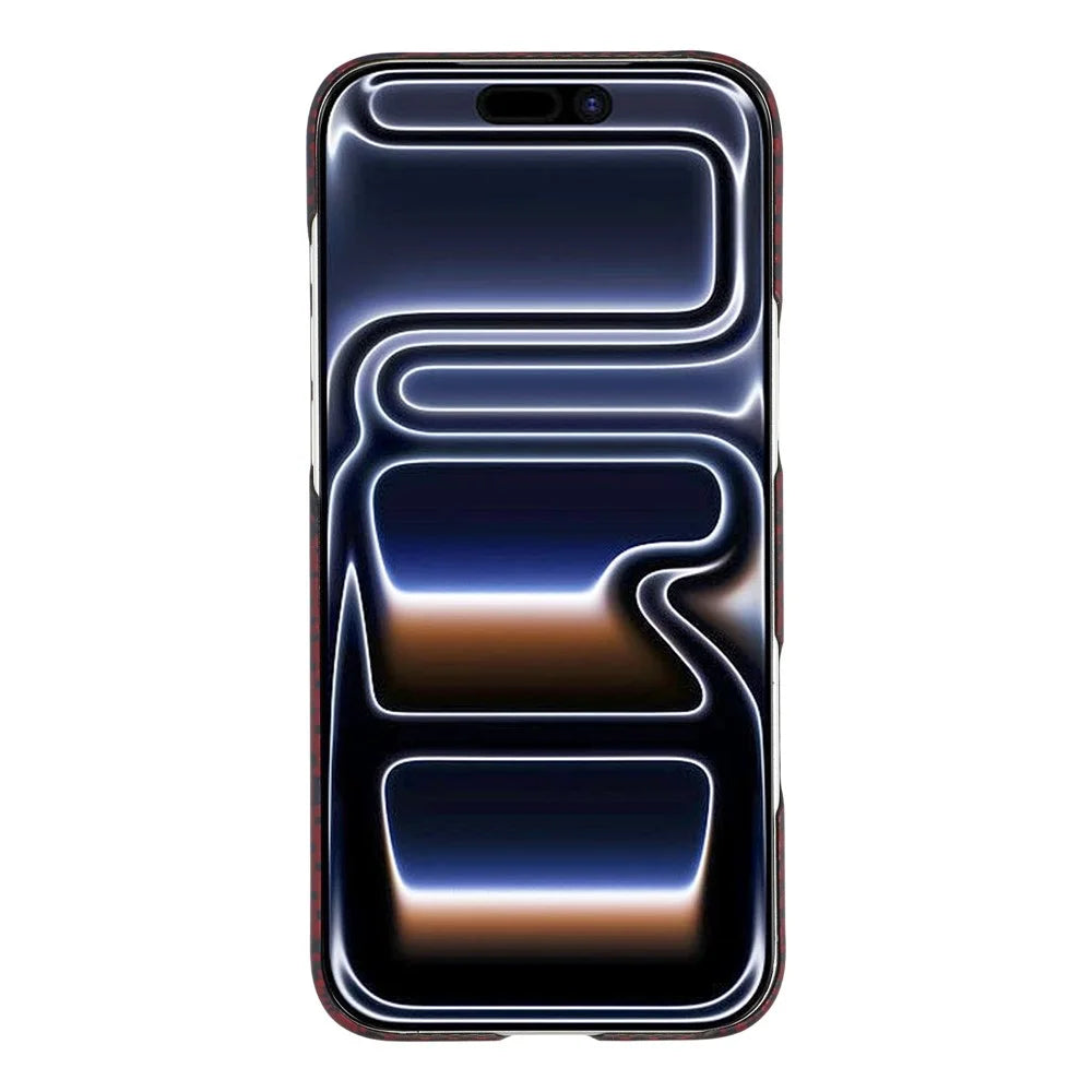 For iPhone 17 Pro Max Magnetic Case Camouflage Pattern Aramid Fiber Phone Cover with Metal Lens Frame - 2