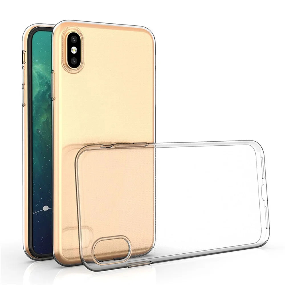 For iPhone X / XS 5.8 inch Ultra Slim Super Clear Anti-Scratch Cell Phone Case Shockproof Flexible TPU Cover - 4