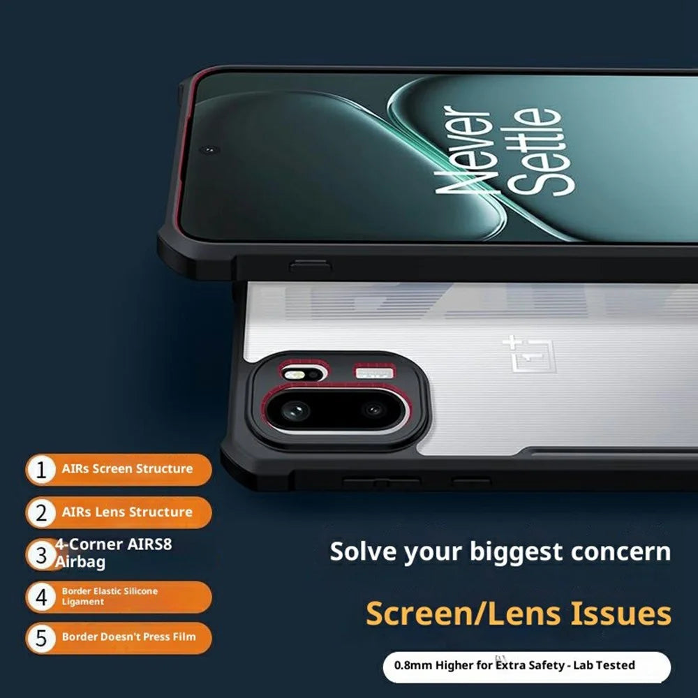 XUNDD For OnePlus Ace 6 5G Case Dropproof TPU + Acrylic Clear Back Phone Cover - 4