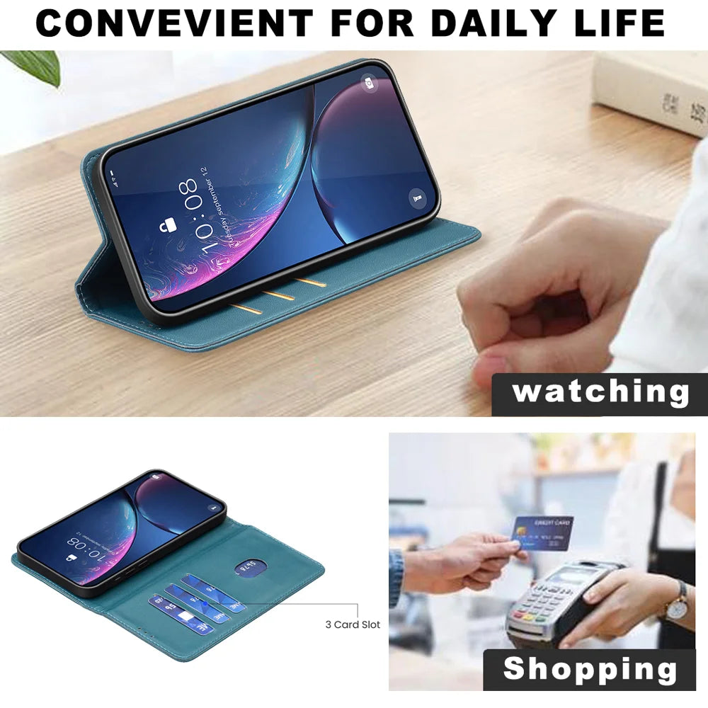 BINFEN COLOR For Samsung Galaxy A27 5G Leather Case  BF18 Phone Stand Cover with Card Slots - Green - 5