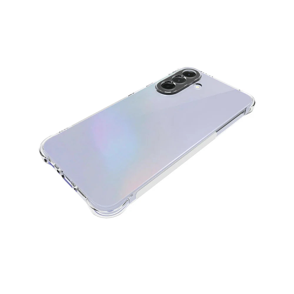WANLONFENG For Samsung Galaxy A37 5G TPU Case  WL2 Series 2.0mm Phone Cover with 2Pcs Tempered Glass Films - Transparent - 4