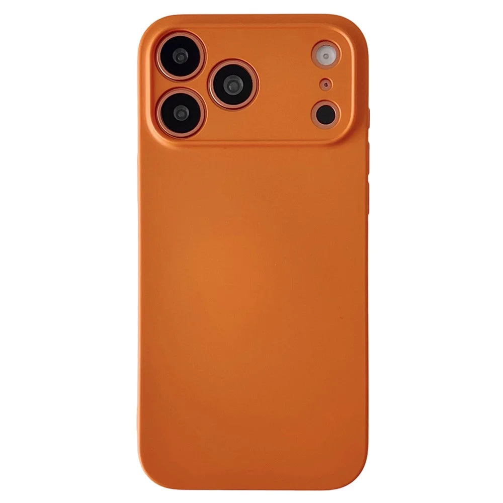 YIKATU For iPhone 17 Pro Max Case Anti Scratch Rubberized TPU Phone Back Cover - Orange - 1