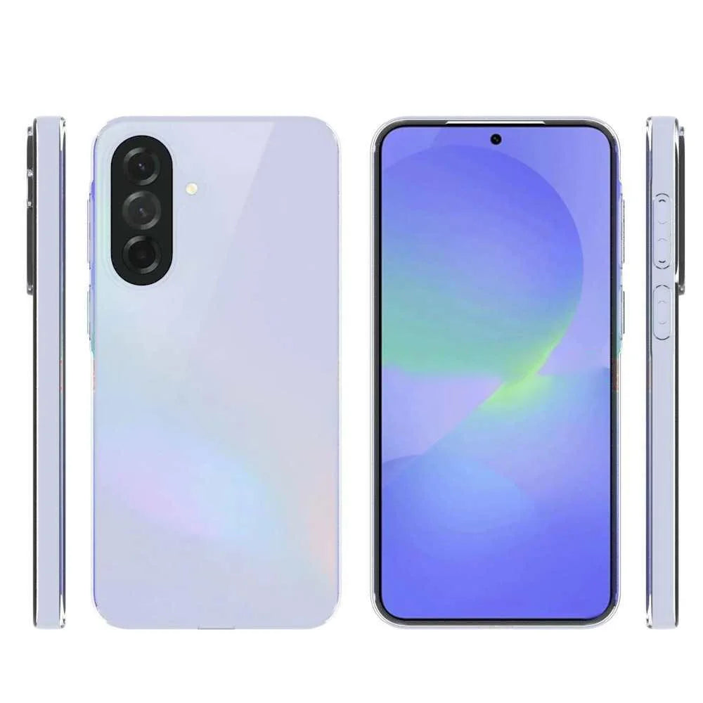 For Samsung Galaxy A37 5G Case Anti-Fingerprint Crystal Clear TPU Phone Cover - 5