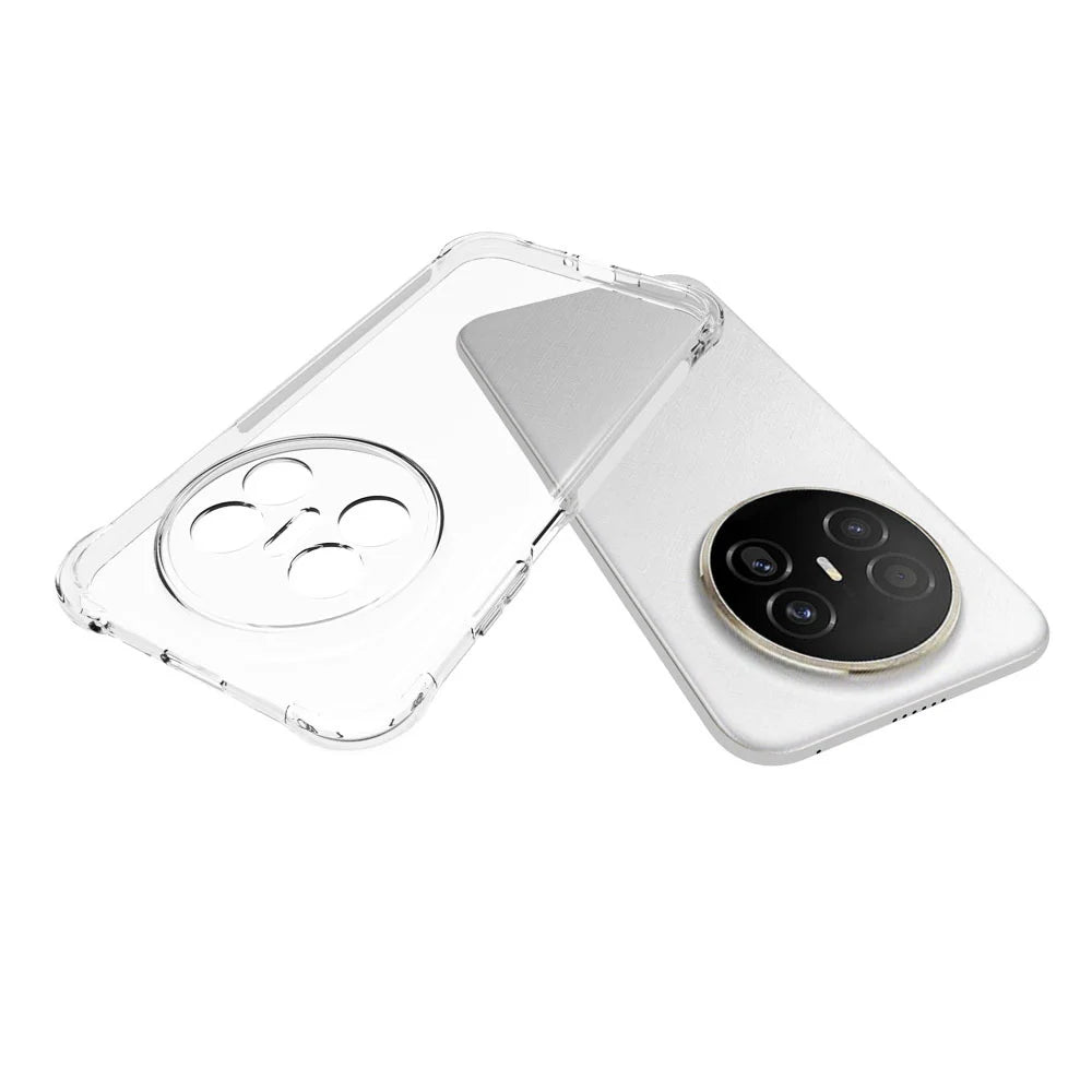 WANLONFENG For Huawei Mate 70 Air Case  WL Series 2.0mm TPU Phone Cover with Tempered Glass Film - Transparent - 5