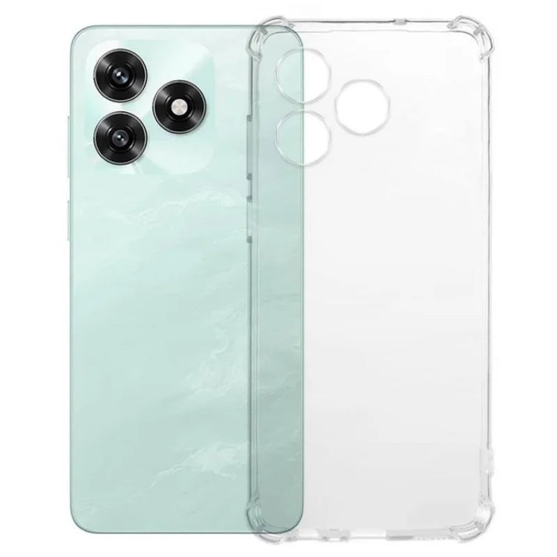 WANLONFENG For Honor X5c Plus 4G / Honor X5c 4G TPU Case  WL3 Series 1.5mm Phone Cover with 2Pcs Tempered Glass Films - Transparent - 2