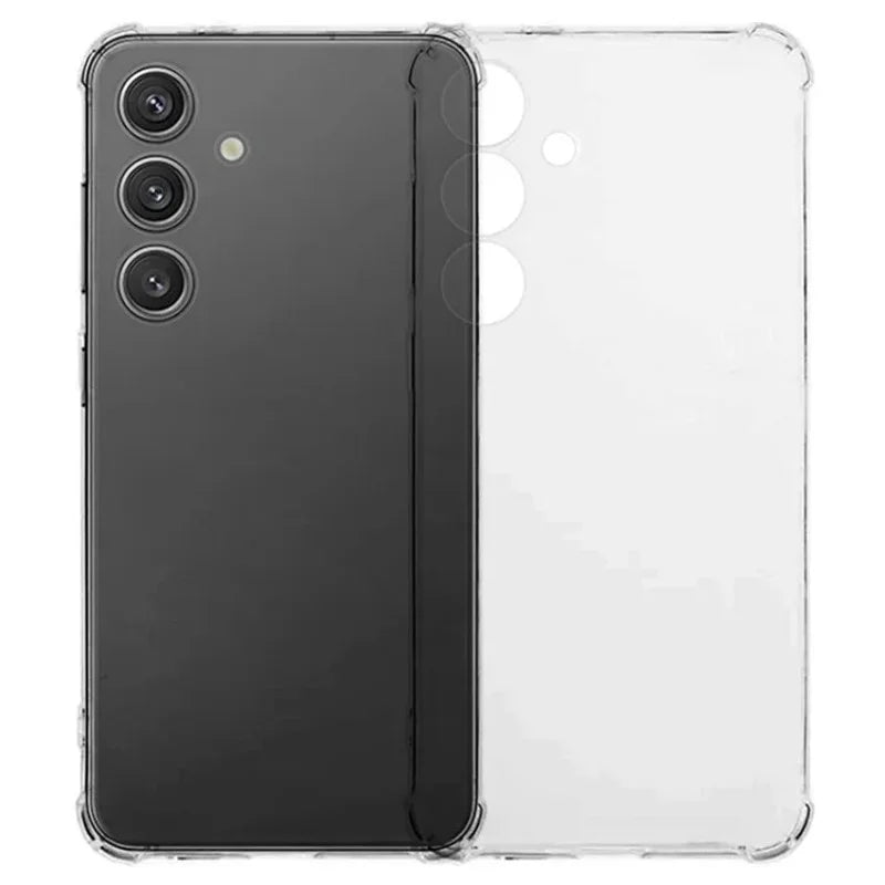 WANLONFENG For Samsung Galaxy A57 5G TPU Case  WL3 Series 1.5mm Phone Cover with Tempered Glass Film - Transparent - 2