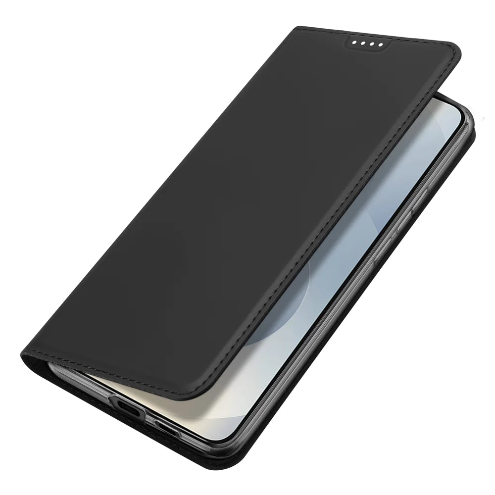 DUX DUCIS For Samsung Galaxy S26 Case  Skin Pro Series Leather Stand Cover Card Holder - Black - 4