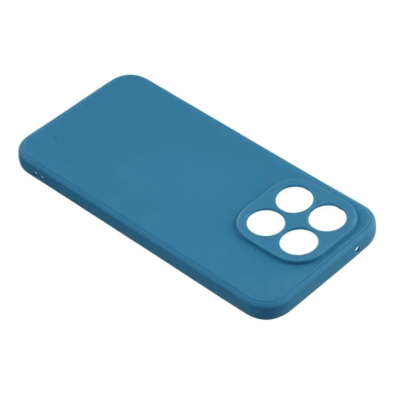 WANLONFENG For Xiaomi 15T Case  ZB Series Precise Cutouts Straight Edge TPU Phone Cover with Tempered Glass Film - Sapphire - 5