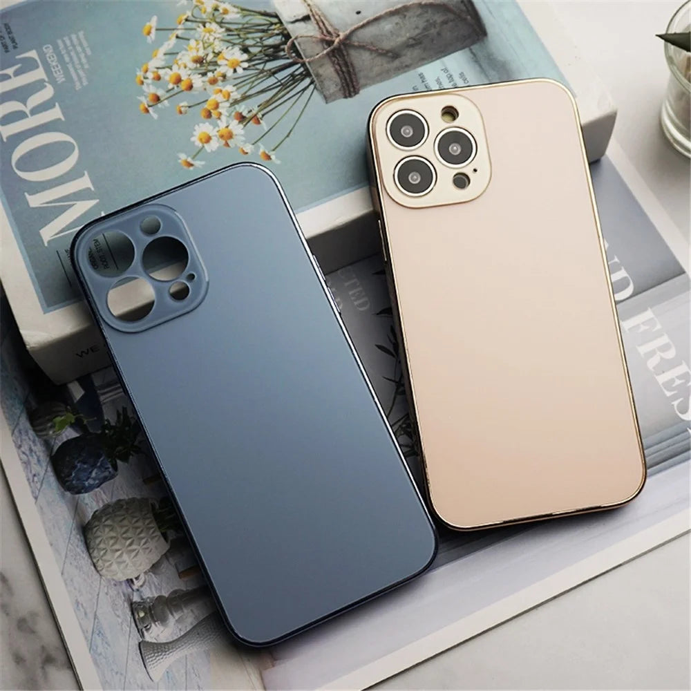 PC+TPU Cover for iPhone 14 Pro Max, AG Matte Electroplated Protective Shell Phone Protector Case - Dark Purple - 2