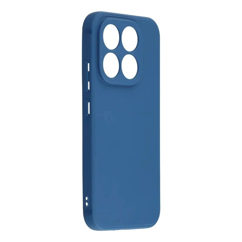 WANLONFENG For Xiaomi 17 Case  ZB Series Precise Cutouts Straight Edge TPU Phone Cover with Tempered Glass Film - Sapphire - 3