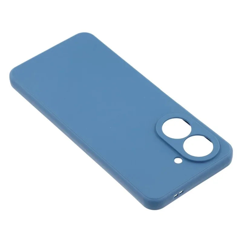 WANLONFENG For Xiaomi Redmi A5 NFC (EU) (173.45mm) Case  ZB Series Precise Cutouts Straight Edge TPU Phone Cover with Tempered Glass Film - Sapphire - 4