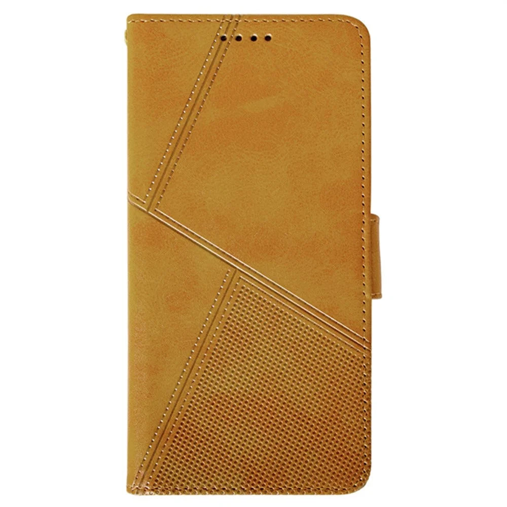 IDEWEI For OnePlus 15 5G Case Leather Wallet Phone Cover Stand Calf Texture - Brown - 4