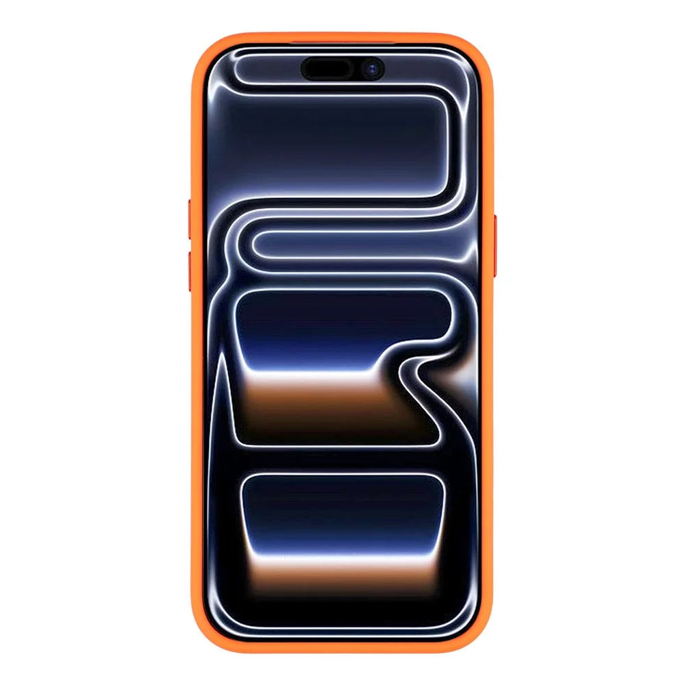 KIGC For iPhone 17 Pro Rotating Kickstand Case TPU PC Anti Drop Phone Cover with Lens Protector - Orange - 2