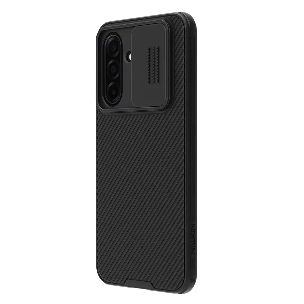 NILLKIN Camshield Pro Series for Samsung Galaxy A37 5G Case PC + TPU Phone Cover with Camera Slider - Black - 1