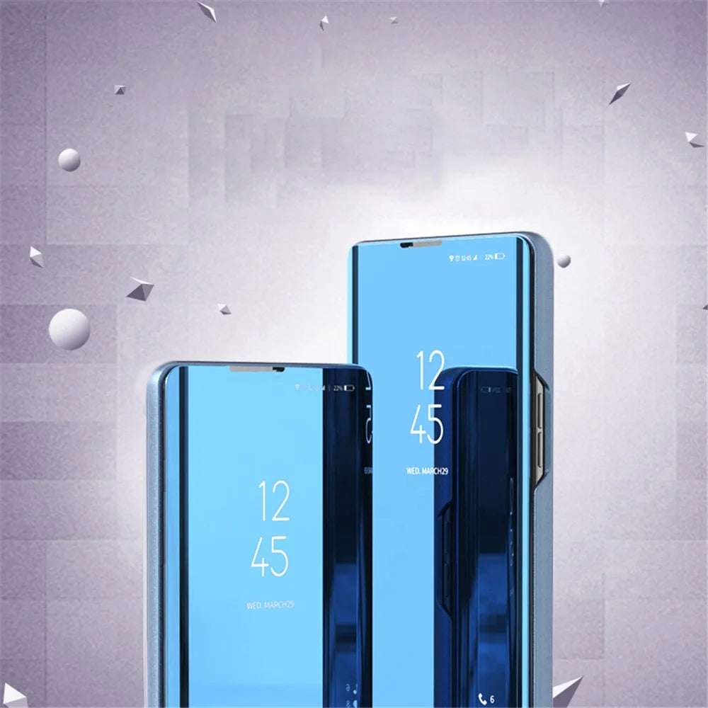 For Samsung Galaxy S23+ Flip Leather Cover with Stand Full Body Protective Phone Case - Baby Blue - 4