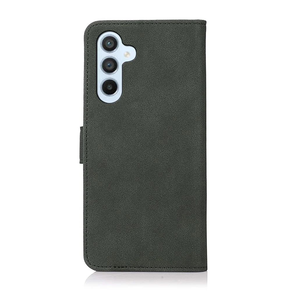 KHAZNEH For Samsung Galaxy A37 5G Case Anti Scratch PU Leather Wallet Stand Phone Cover - Green - 7
