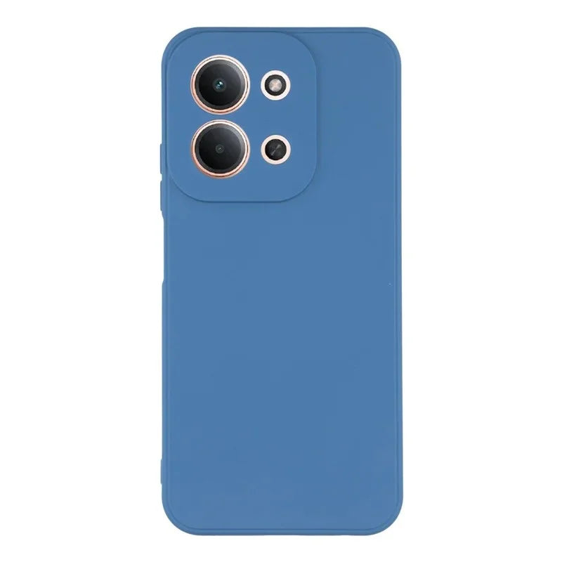 WANLONFENG For Xiaomi Redmi 15C 5G (EU) (173mm) / Xiaomi Redmi 15C 4G (EU) (173mm) Case  ZB1 Series Precise Cutouts Straight Edge TPU Phone Cover with 2Pcs Tempered Glass Films - Sapphire - 2