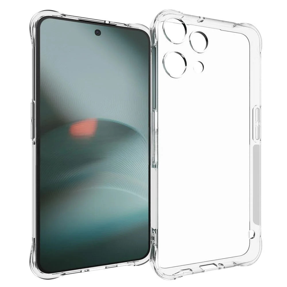 WANLONFENG For Nothing Phone (3a) Lite 5G Case  WL Series 2.0mm TPU Phone Cover with Tempered Glass Film - Transparent - 2