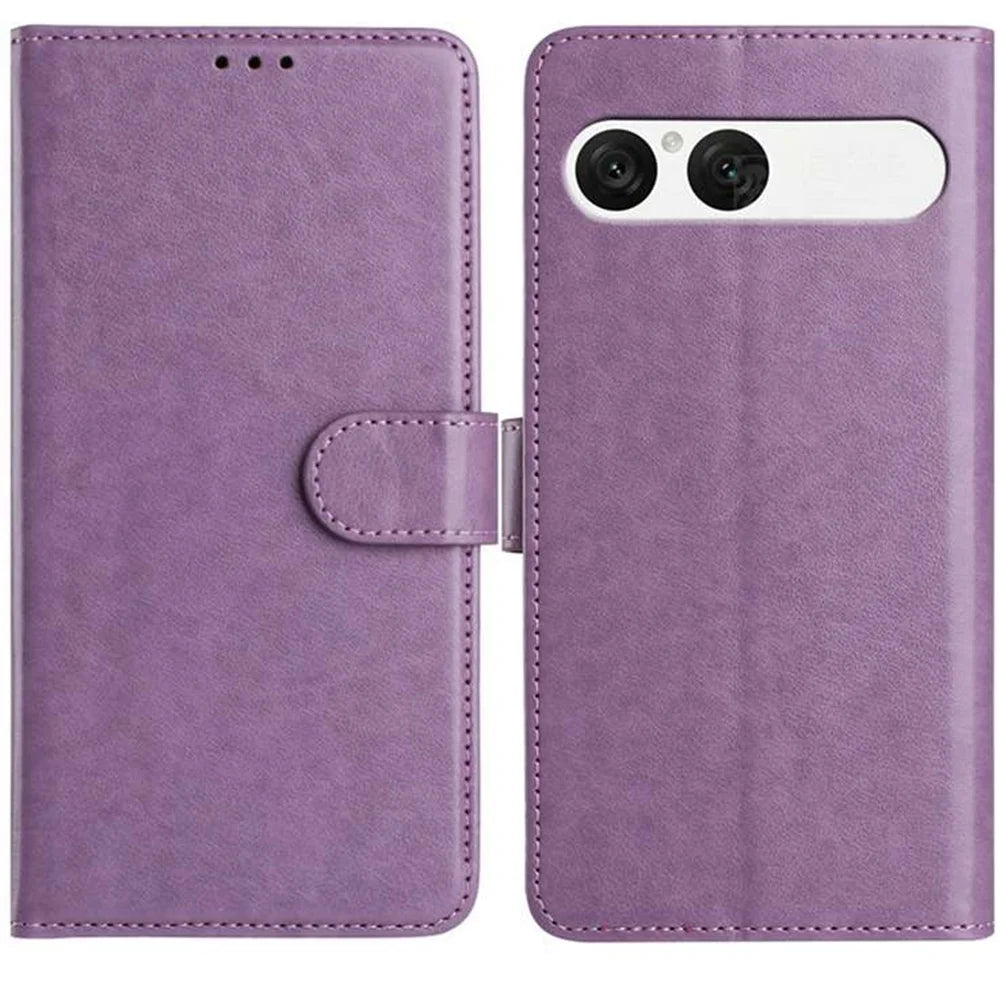 For Sony Xperia 10 VII Wallet Phone Case Stand PU Leather Folio Flip Cover with 8 Card Slot - Purple - 3