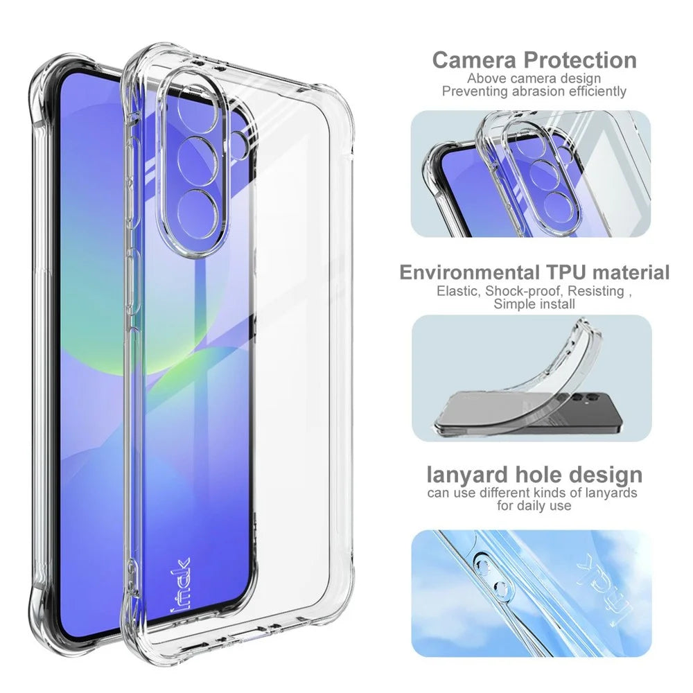 IMAK For Samsung Galaxy A37 5G Case TPU Phone Cover Airbag Shockproof Protection - 5