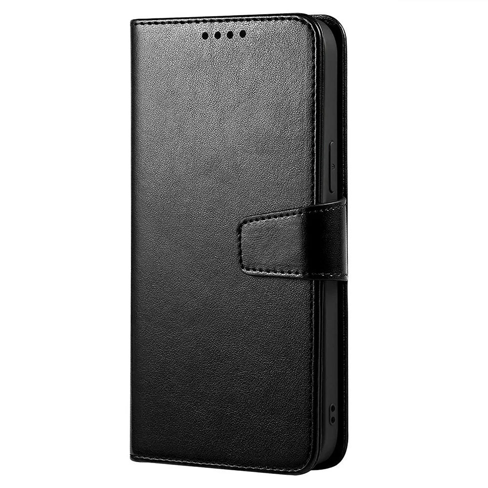 For Google Pixel 10a Case Stand Card Holder Wallet Leather Phone Cover - Black - 5