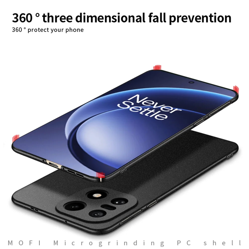 MOFI For OnePlus 15 5G PC Case  Shield Matte Series Slim Fit Phone Cover - Black - 4