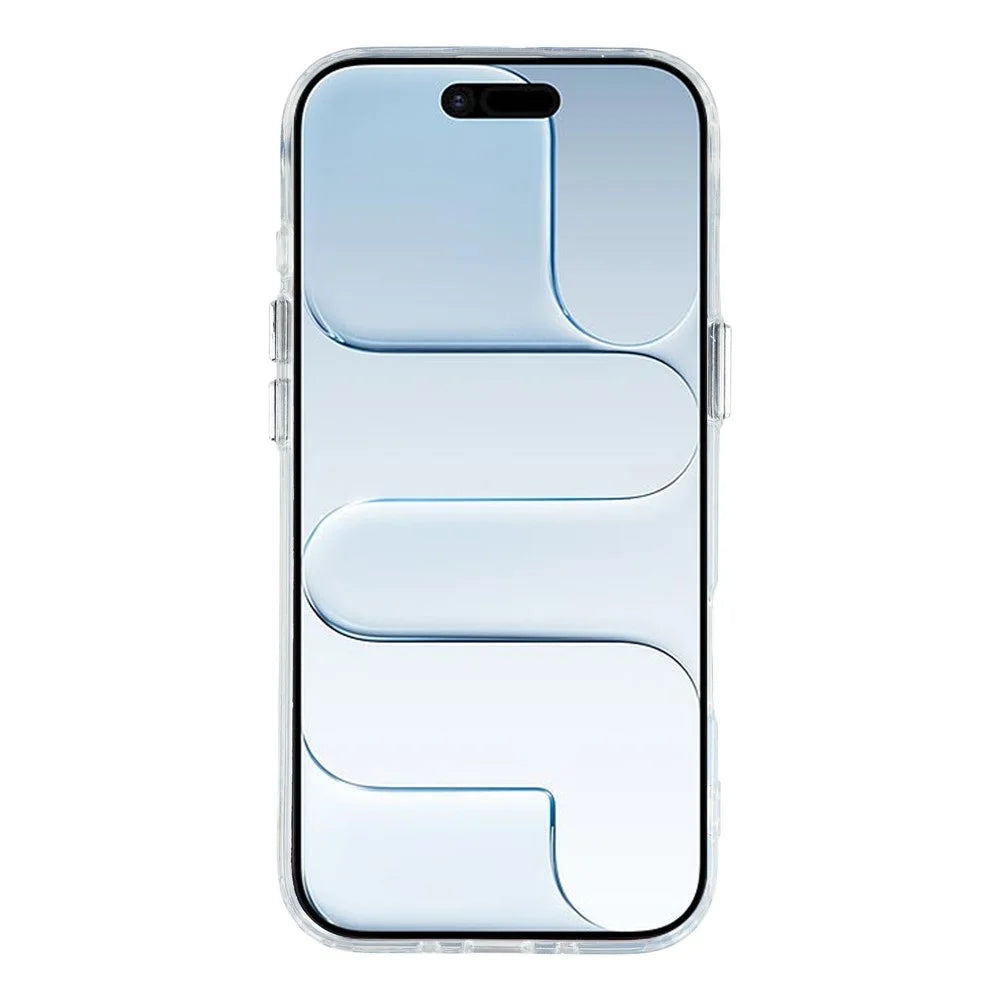 For iPhone Air Case Striking Phantom Flower TPU Cover with Electroplating Lens Frame - 2