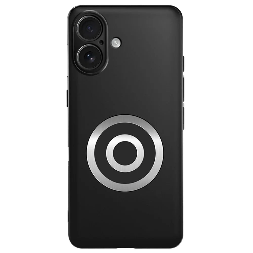 For iPhone 16 Case Graphene + Brass Heat Dissipation Silicone PC Phone Cover Support Magnetic Car Mount - 1