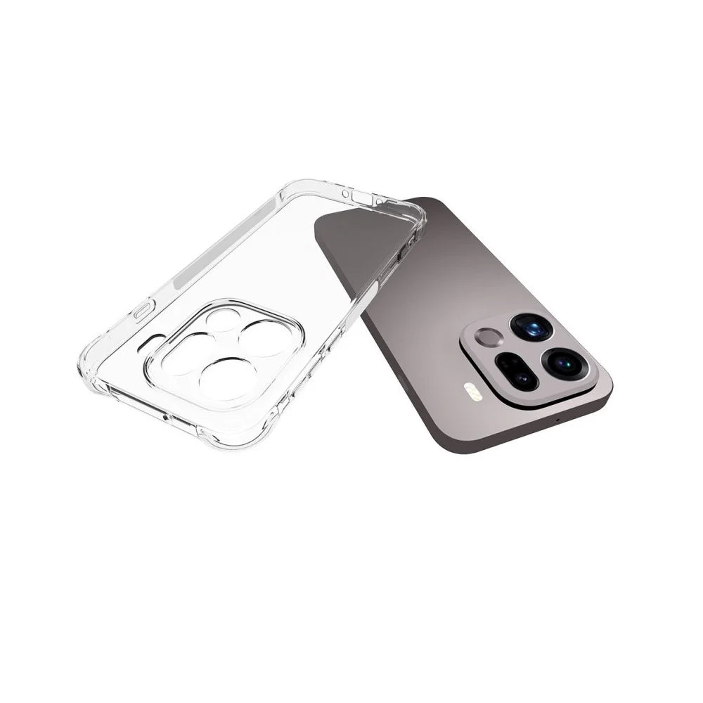 WANLONFENG For Oppo Find X9 Pro 5G Case  WL Series 2.0mm TPU Phone Cover with Tempered Glass Film - Transparent - 3
